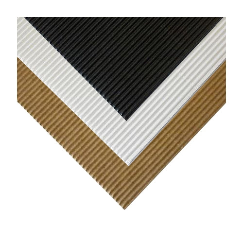 Corrugated Paper Black 29.5x20 Inch Sheet