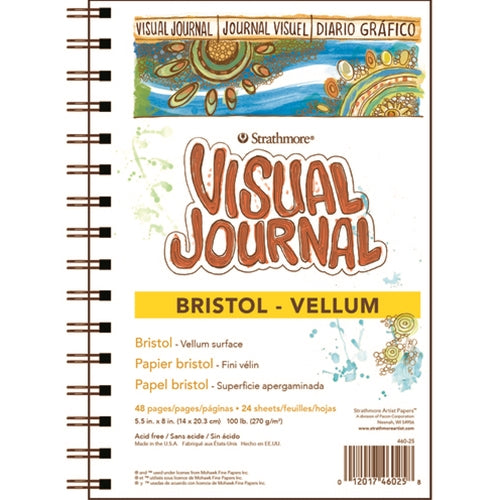Strathmore Visual Journal - Vellum Bristol Paper 5.5x8 Inch