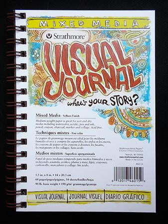 Strathmore Visual Journal - 90lb Mixed Media Paper 3.5x5 Inch