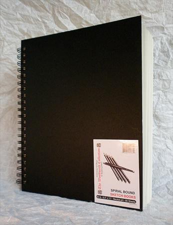 Borden &amp; Riley Black Wire Bound Sketch Book - The Woodward Collection 8-1/2 x 11 inch
