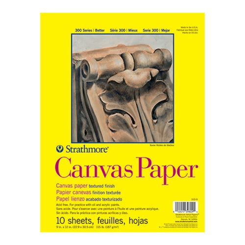 Strathmore 300 Series Canvas Paper Pads 12"x16" Pad