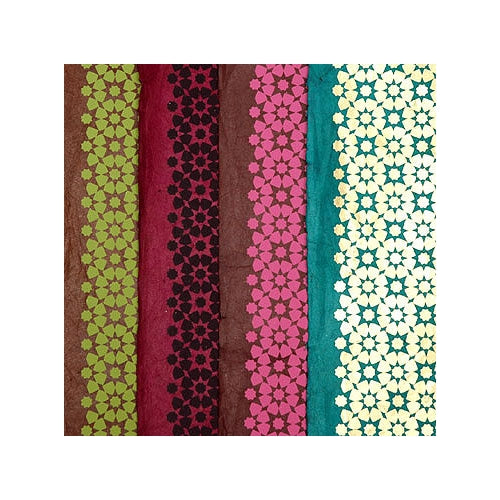 Lamali Andalus Paper green on brown 22x30 