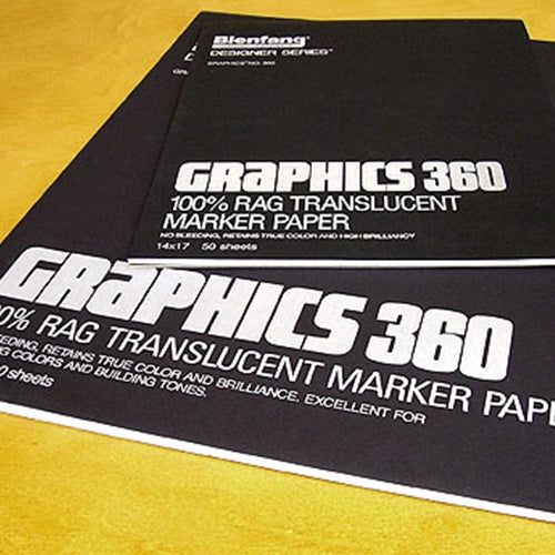 Graphics 360 Translucent Marker Paper  19 x 24 inch - 100 Sheet Pad