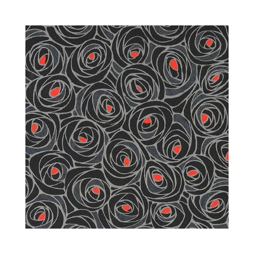 Rose Garden in Black - Chiyogami Paper rose garden in black - chiyogami paper 