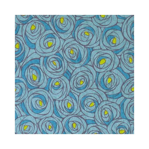 Rose Garden in Turquoise - Chiyogami Paper rose garden in turquoise - chiyogami paper 