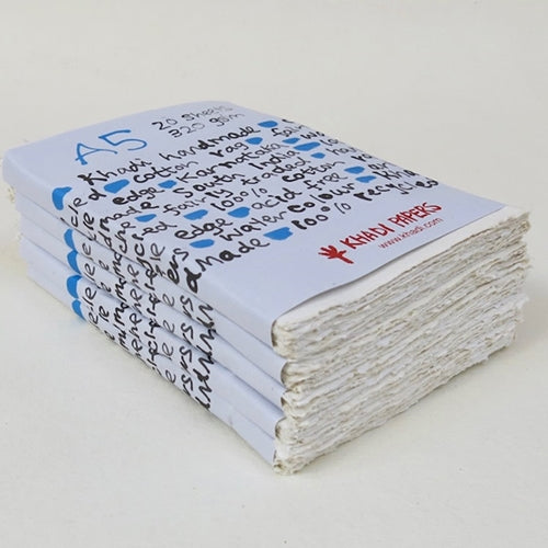 Khadi Recycled Watercolor Paper Packs - 140lb (320gsm) 8.25" x 11.75" (A4)