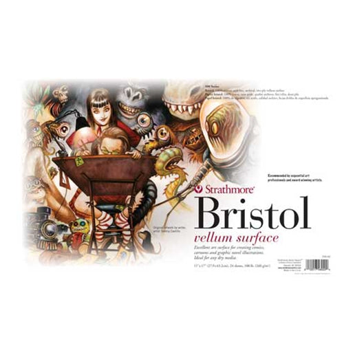 Strathmore 500 Series Sequential Art Bristol - 2-Ply Semi-Smooth Surface 11"x17" Sheet Strathmore 500 Series Sequential Art Bristol - 2-Ply Semi-Smooth Surface 11"x17" Sheet