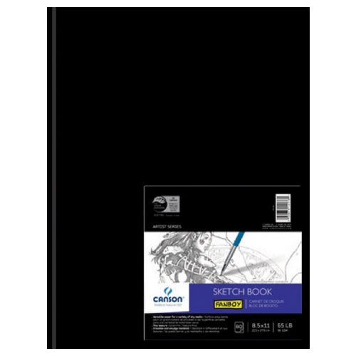 Canson Comic/Manga Hard Cover Wire-Bound Sketch Book - 8.5"x11" 80 Sheet Book Canson Fanboy Comic-Manga Hard Cover Wire-Bound Sketch Book - 8.5"x11" 80 Sheet Book