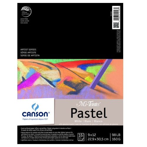 Canson Mi-Teintes Paper and Glassine Wire-Bound Pads - 9"x12" 16 Sheet Pad Canson Mi-Teintes Paper and Glassine Wire-Bound Pads - 9"x12" 16 Sheet Pad