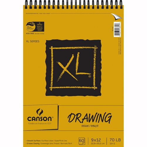 Canson XL Drawing Pad 11"x14" (60 Sheets/Top Wire Bound)