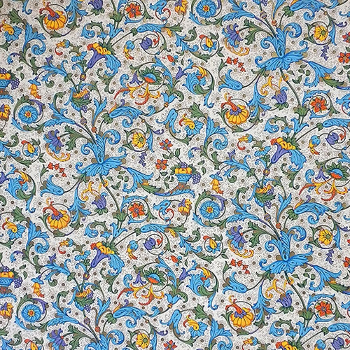 Rossi Decorated Papers from Italy - Fruit and Flowers, Florentine Style 28"x40" Sheet Rossi Decorated Papers from Italy - Fruit and Flowers, Florentine Style 28"x40" Sheet