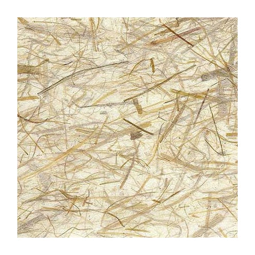 Thai Mulberry & Leaf Paper - Lemongrass 25x37 Inch Sheet Thai Mulberry & Leaf Paper- Lemongrass 25x37 Inch Sheet