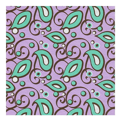 India Screen Printed Papers - Picco Paisley Lilac 21"x29" Sheet india screen printed papers - picco paisley lilac 21"x29" sheet 