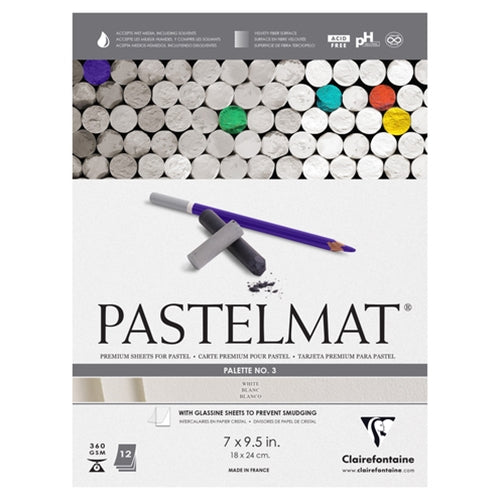 Pastelmat Pad Palette 3 (White only) 12" x 15.75"