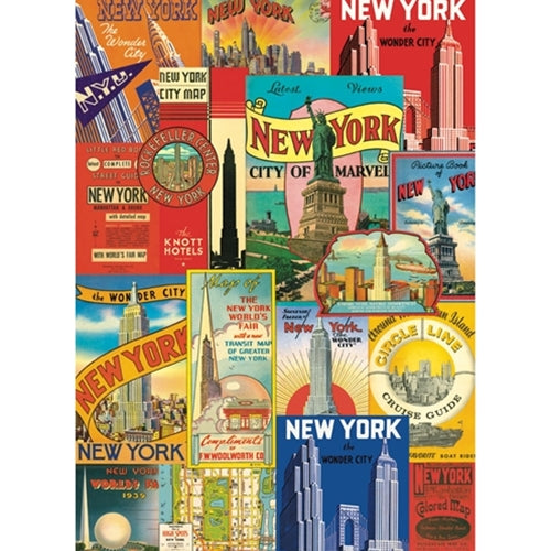 Cavallini Decorative Paper - New York Postcards 20"x28" Sheet Cavallini Decorative Paper - New York Postcards 20"x28" Sheet
