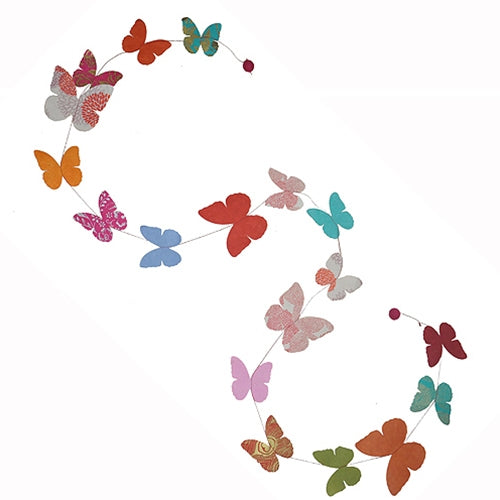 Decorative Paper Garland - Multicolor Butterflies Decorative Paper Garland- Multicolor Butterflies